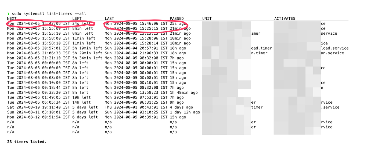 systemd timer