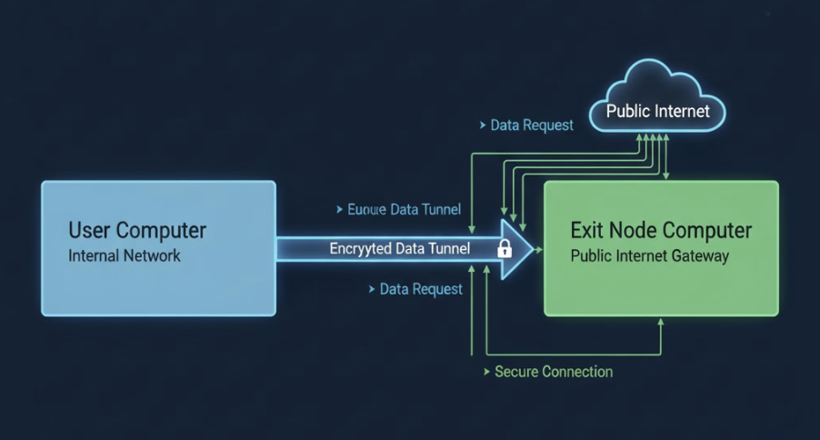 Tailscale Exit Node Option